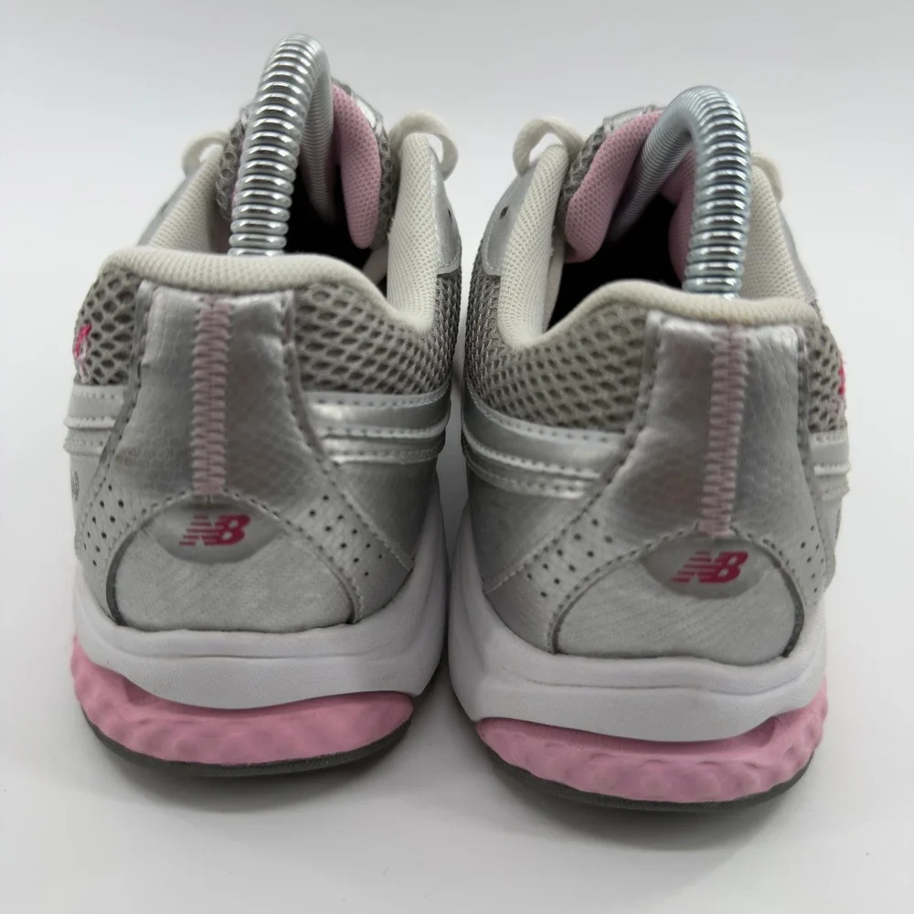 New Balance 665 Susan G Komen Walking Shoes Silver Pink Womens 8